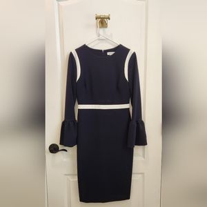 Calvin Klein navy dress size 6